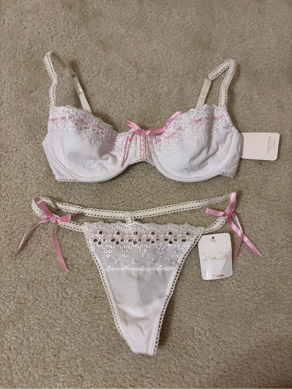 Y2K Coquette Lingerie Set